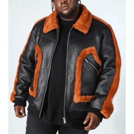 Pelle Pelle Men Aviator Leather Jacket | Fur Jacket view 2