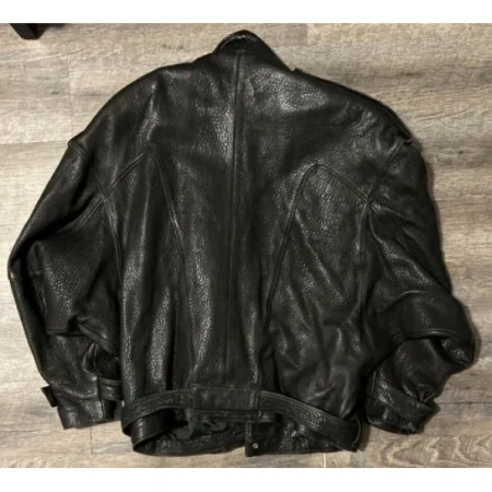 Pelle Pelle Baggy MB Black Leather Jacket | Men & Women view 2