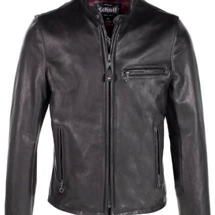 Men Bomber Leather Jacket | Schott Jacket