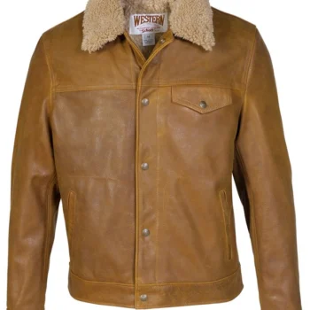 Plane Brown Leather Jacket | Schott Jacket