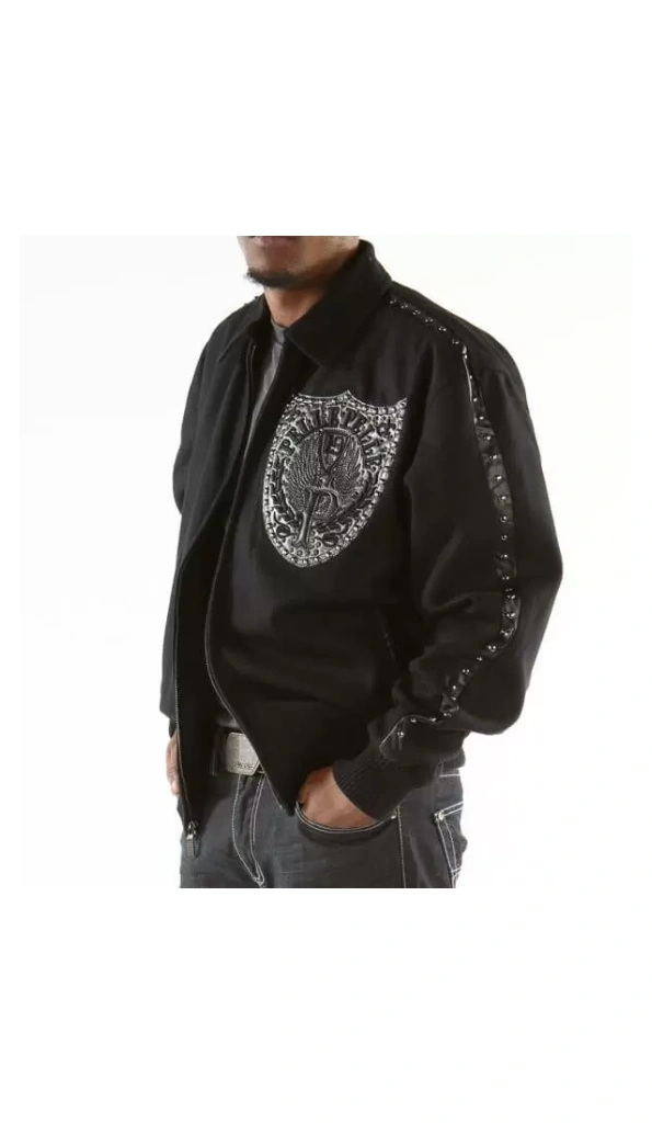 Pelle Pelle Black Band Of Brothers Men Jacket | Wool Jacket