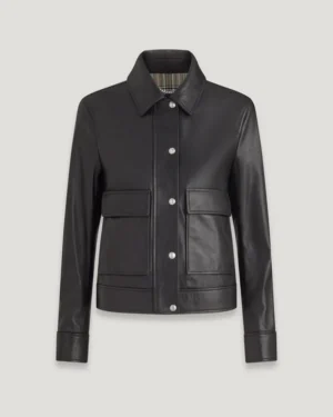 Black BRIAR BOMBER JACKET | Belstaff