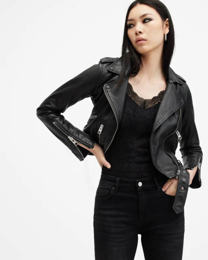 Balfern Leather Biker Jacket | AllSaints