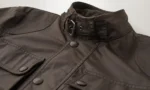 Burnt Oak RACEMASTER LEATHER JACKET | Belstaff