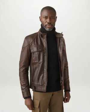 Dark Deep Copper LEGACY GANGSTER JACKET | Belstaff