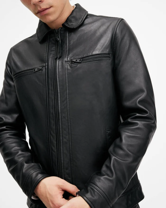 Black Luck Leather Jacket | AllSaints