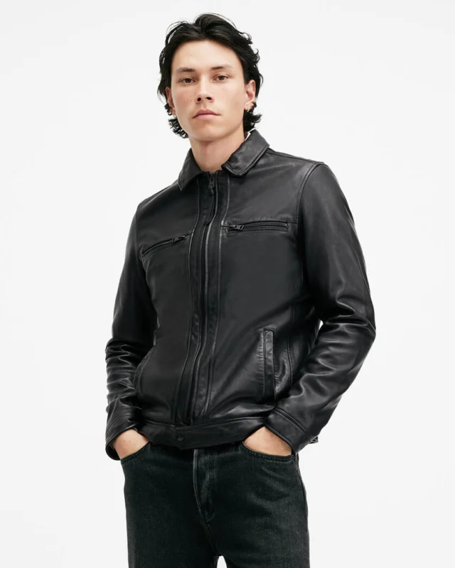 Black Luck Leather Jacket | AllSaints