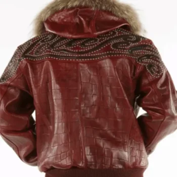 Maroon Leather Jacket