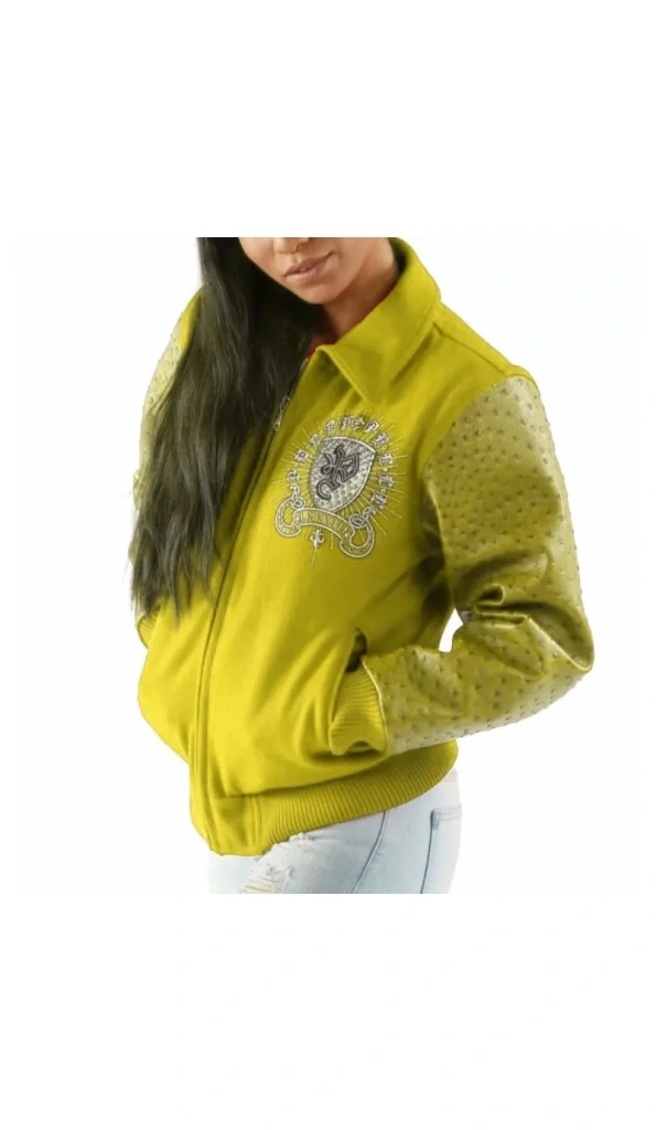 Pelle Pelle Women Immortal MB Olive Jacket | Leather & Wool