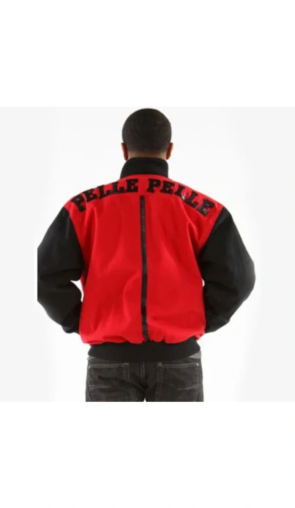 Pelle Pelle Red And Black Wool Jacket | Men Jacket