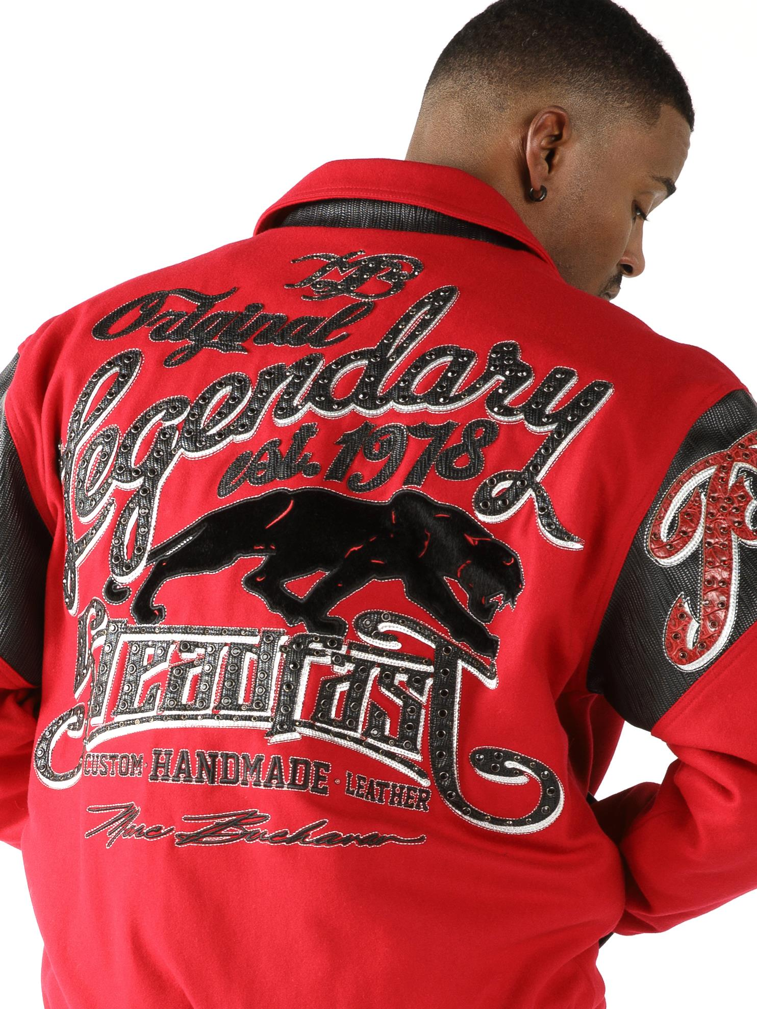 Pelle Pelle Men Steadfast Red Leather Jacket | MB Jacket view 2