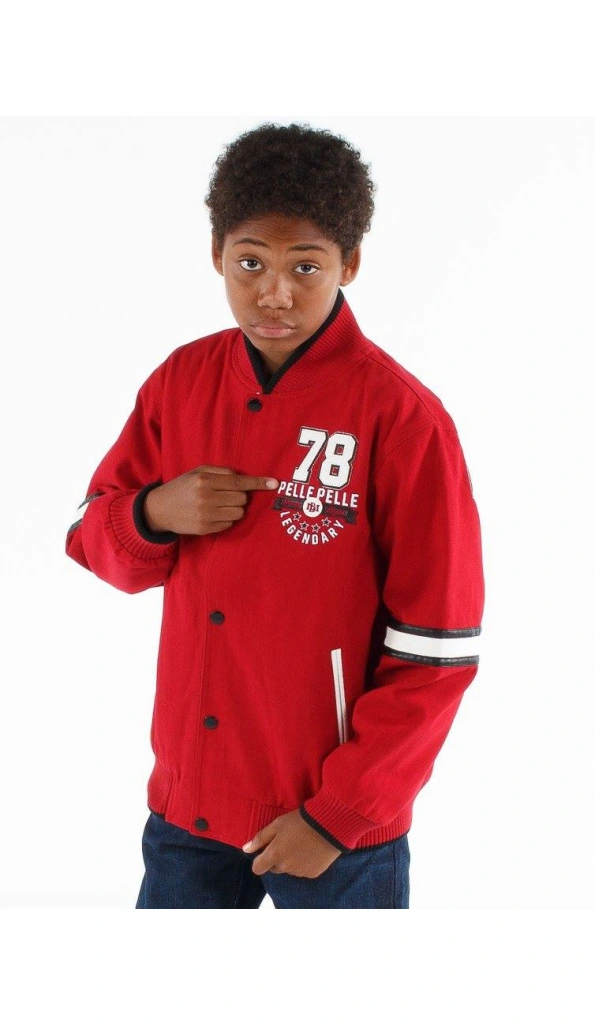 Pelle Pelle Red Kids Superior Wool Jacket | MB Jacket