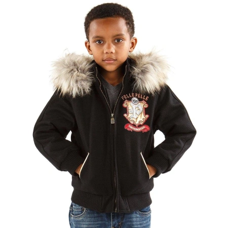 Pelle Pelle Black Legend Series Kids Jacket