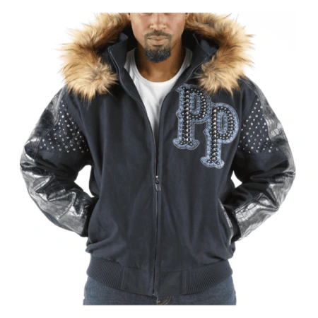Pelle Pelle Men Airbourne Fur Hood Jacket | Leather & Wool view 3