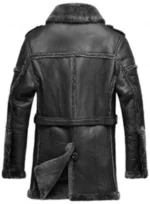 Sheepskin Shearling Fur Collar Leather Coats