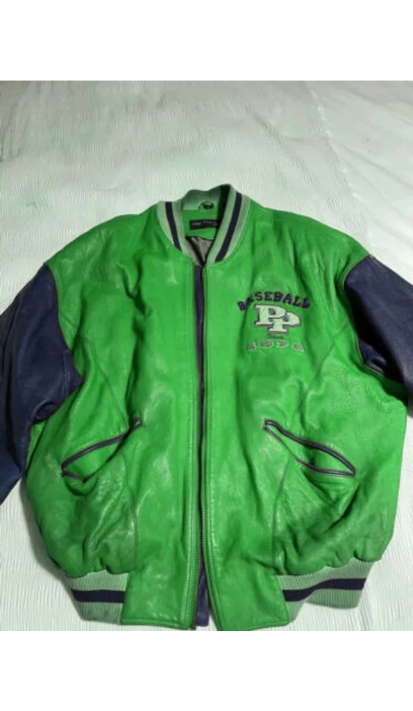 Pelle Pelle Baseball Champion Green Jacket