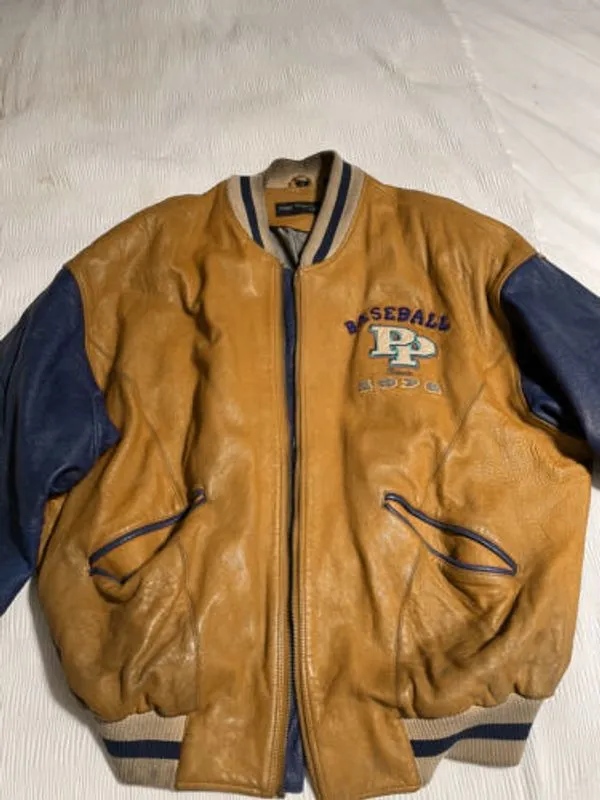 Pelle Pelle Baseball Champion Brown Jacket