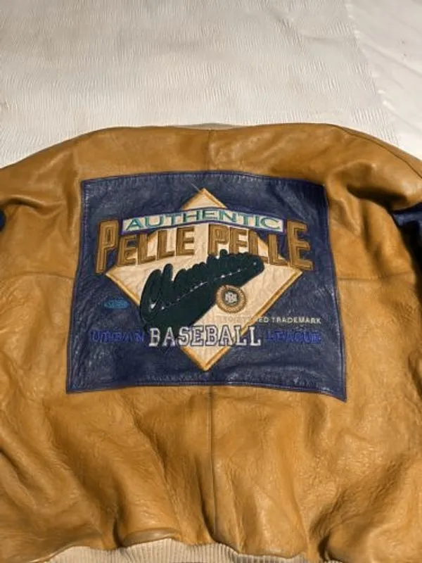 Pelle Pelle Baseball Champion Brown Jacket view 2