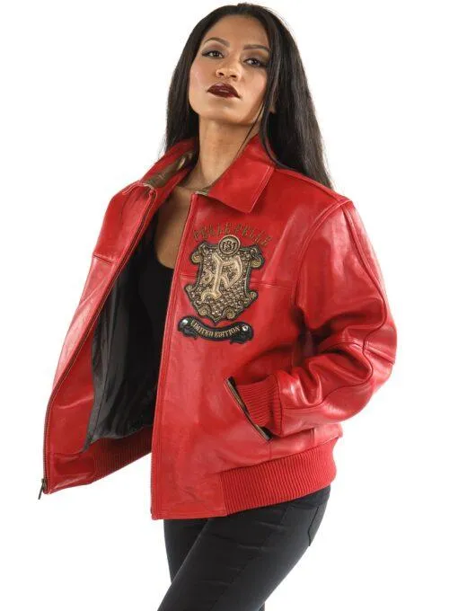 Pelle Pelle Women Red Legend Series Jacket