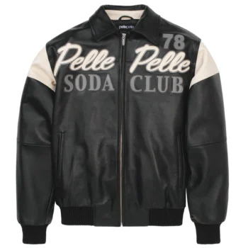 Pelle Pelle Black Soda Club Plush Jacket