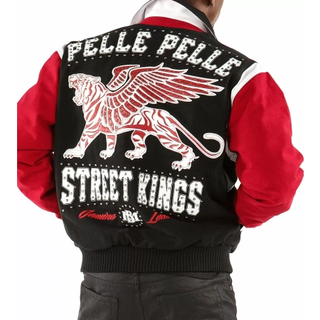 Pelle Pelle Street Kings Black Red MB Jacket view 2