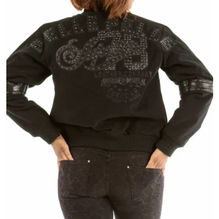 Pelle Pelle Women Superior Black Wool Jacket view 2