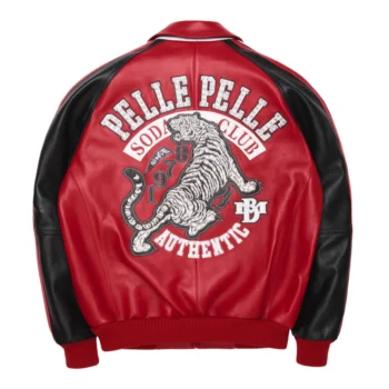 Pelle Pelle Red Soda Club Tiger Jacket