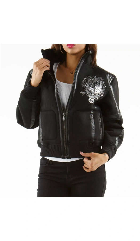 Pelle Pelle Black Women MB Wool Jacket
