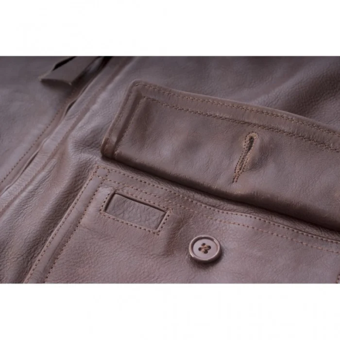 G-1 Horsehide Brown Leather Jacket | E.L.M.C