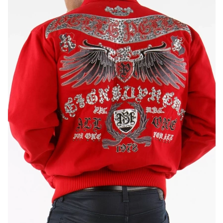 Pelle Pelle Men Red 1978 MB Wool Jacket view 2