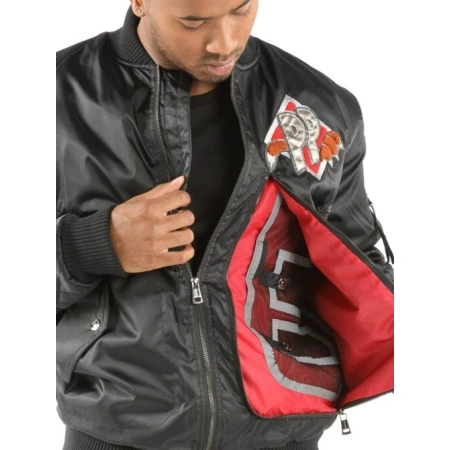 Pelle Pelle Cool Cat Black Quilted Jacket view 4
