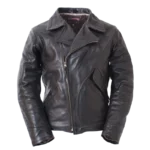 Windward Black Leather Jacket | E.L.M.C