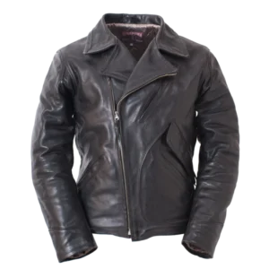 Windward Black Leather Jacket | E.L.M.C