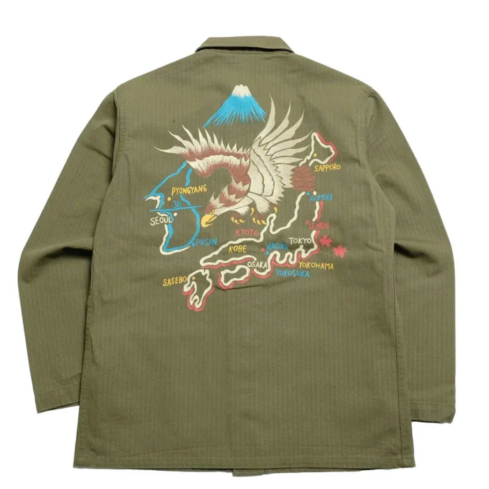 BUZZ RICKSON'S JAPAN MAP HAND PAINTED JACKET