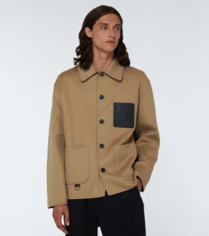 Genuine Tan Wool and Cashmere Blouson Jacket