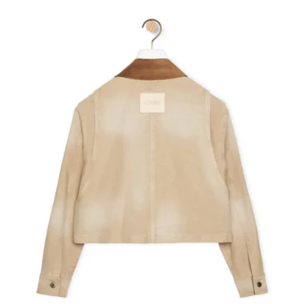 Ladies Cotton Cream Jacket