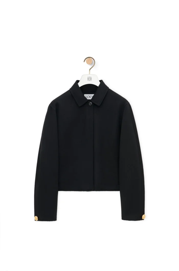 Ladies Night Black Wool Jacket