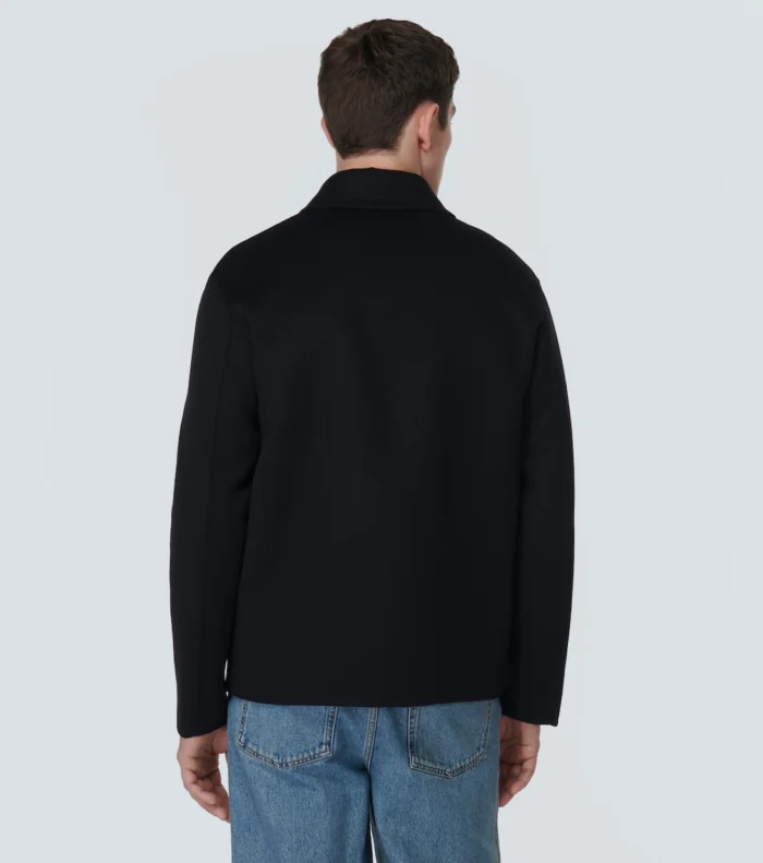 Wool and Cashmere Overshirt Jacket