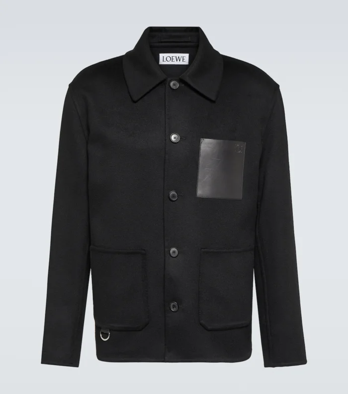 Wool and Cashmere Overshirt Jacket