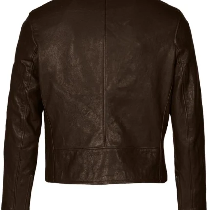 Vegetable Tanned Lambskin Cafe Racer Jacket