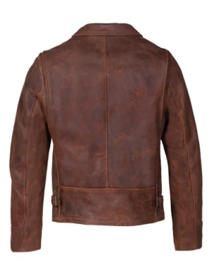 Heavyweight Oiled Nubuck Leather Delivery Jacket