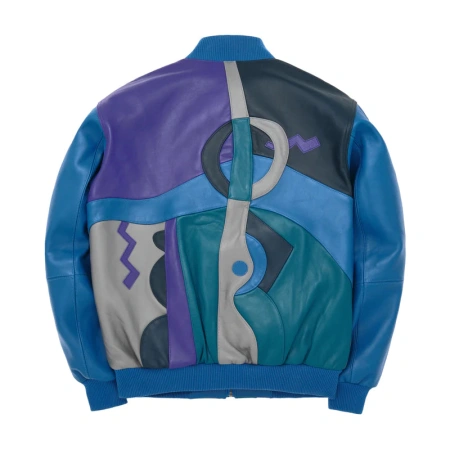 Pelle Pelle Blue Picasso Leather Jacket view 2