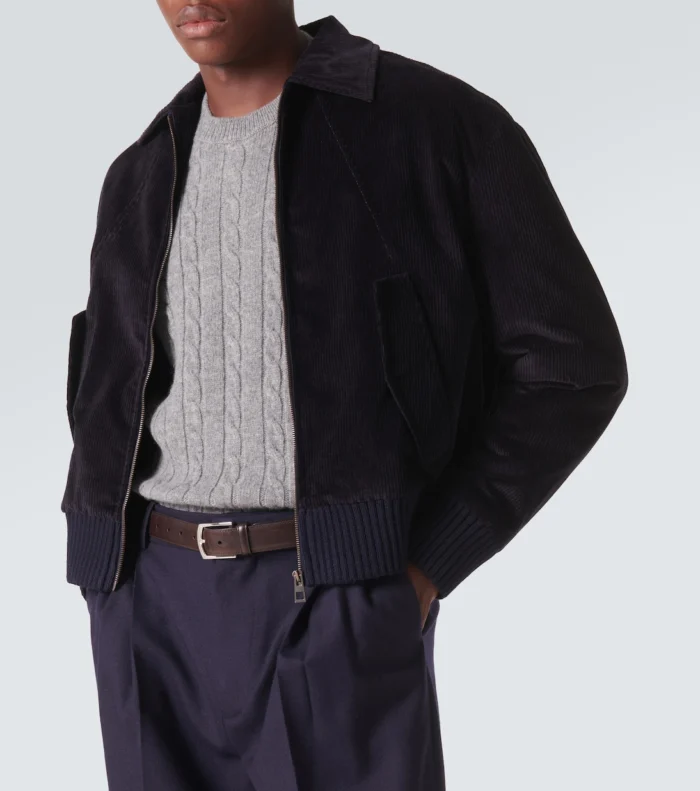 Cotton Corduroy Blouson Jacket