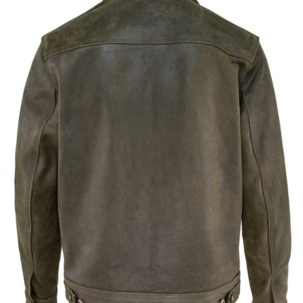 SCHOTT SUEDED COWHIDE UNLINED DELIVERY JACKET