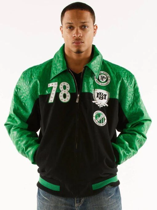 Pelle Pelle Original And True Green Varsity Jacket