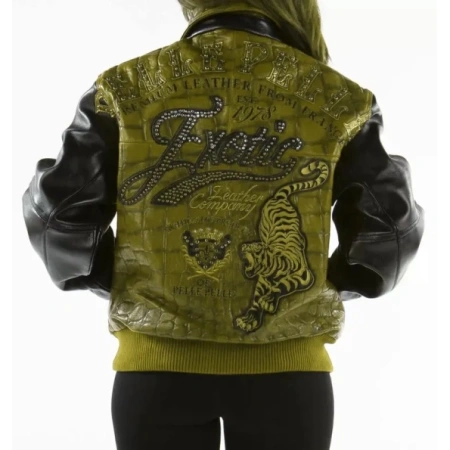 PELLE PELLE OLIVE EXOTIC LEATHER JACKET view 2