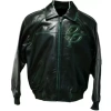 PELLE PELLE BLACK GREEN JACKET SUPERB