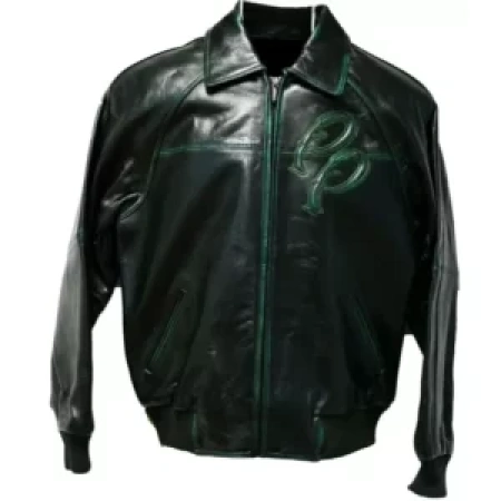 PELLE PELLE BLACK GREEN JACKET SUPERB
