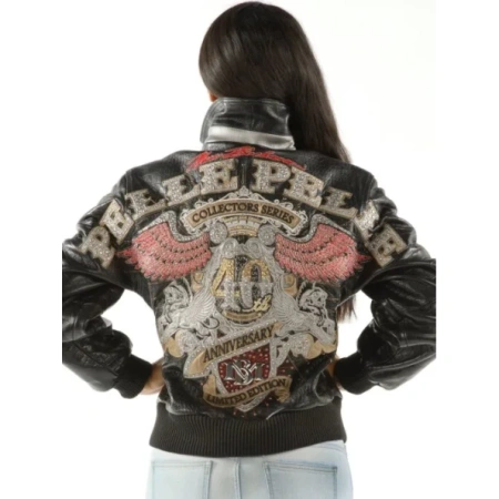 PELLE PELLE COLLECTOR BLACK LEATHER JACKET view 2
