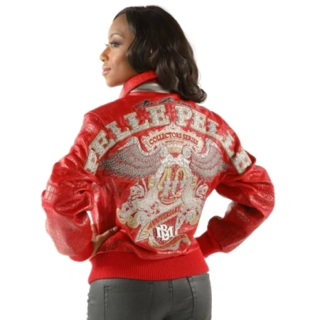 Pelle Pelle Red MB 40th Anniversary Jacket | Women Jacket view 2